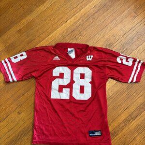 🏈 University of Wisconsin Badgers #28 Football Jersey | Adidas | Youth | Size M